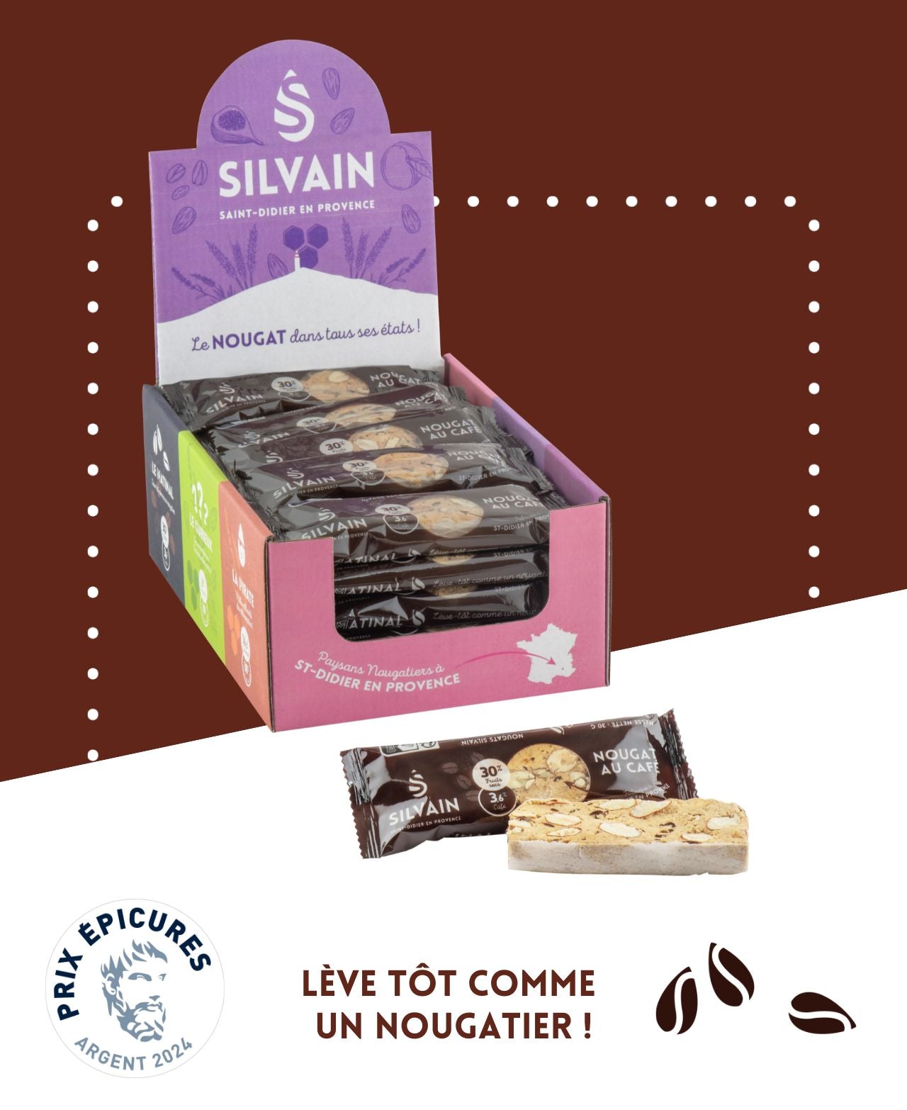 Le bohème et nougats 30g en pack