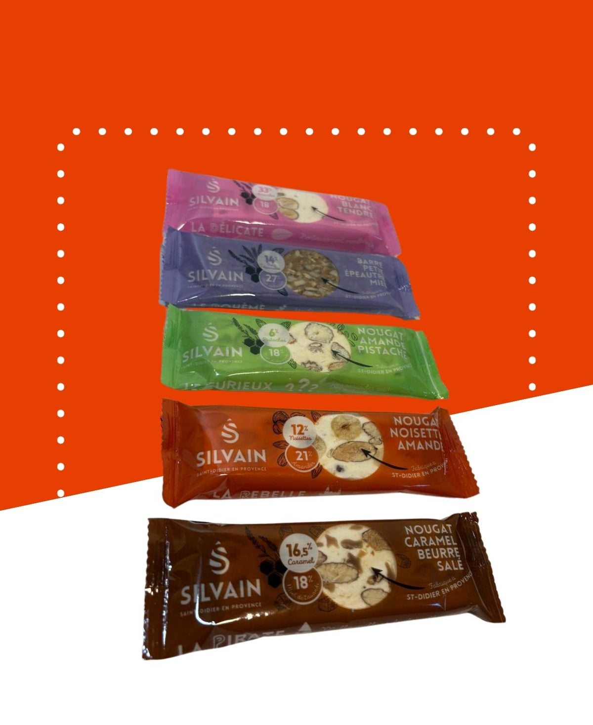 Pack de 25 barres nomades