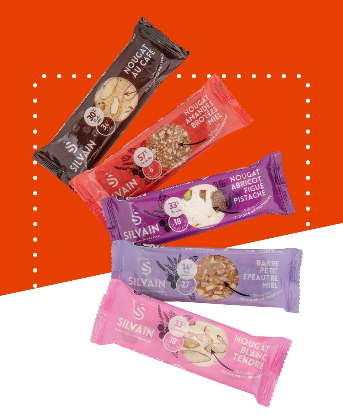 Pack de 25 barres nomades