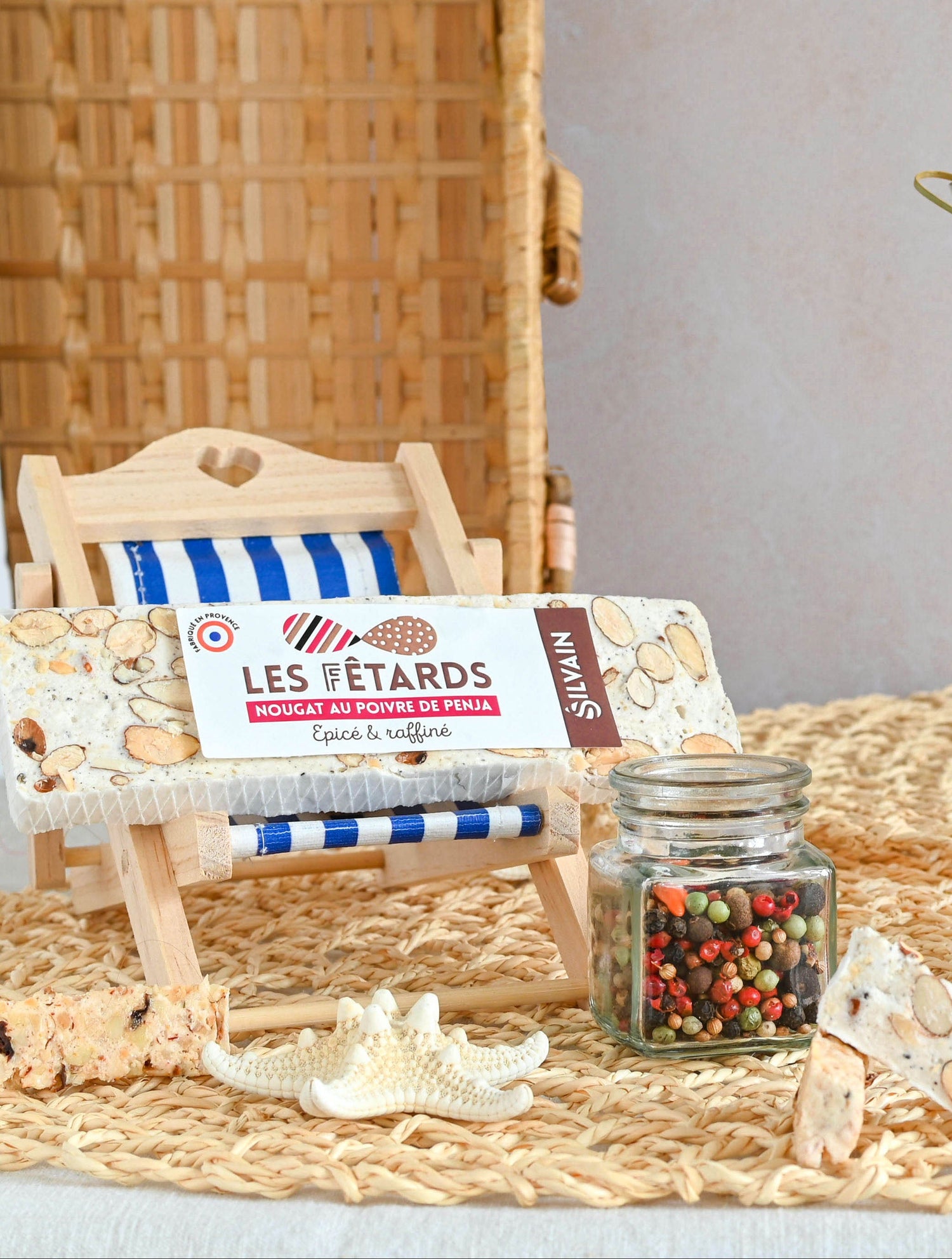 Les fêtards - Nougat blanc au poivre noir de Penja