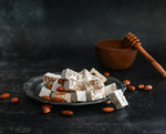 Nougat blanc tendre La Délicate avec amandes grillées et miel de lavande