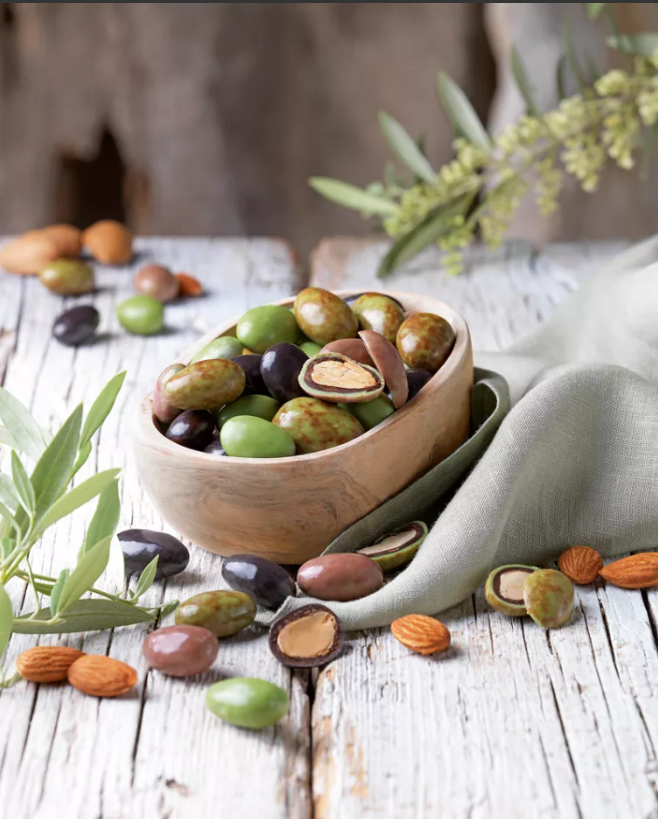 Olives™ de Provence - Amandes Enrobées de Chocolat noir