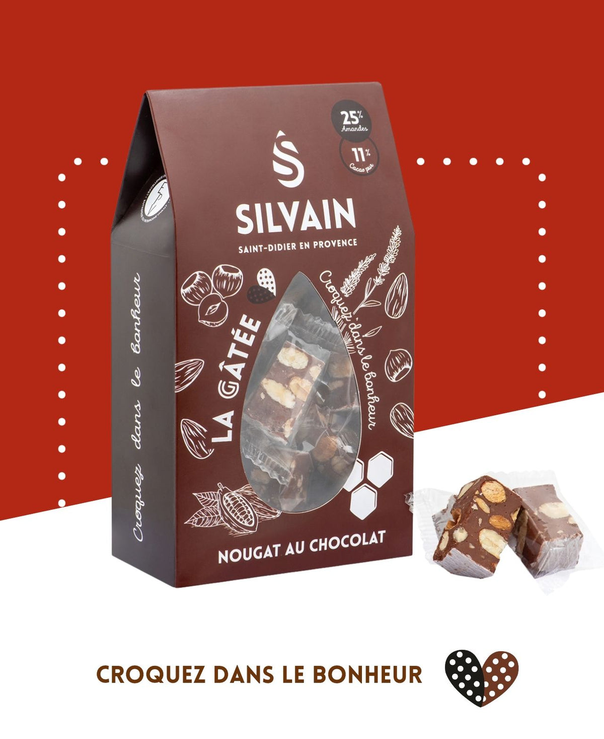 La Gâtée - Nougat blanc au chocolat