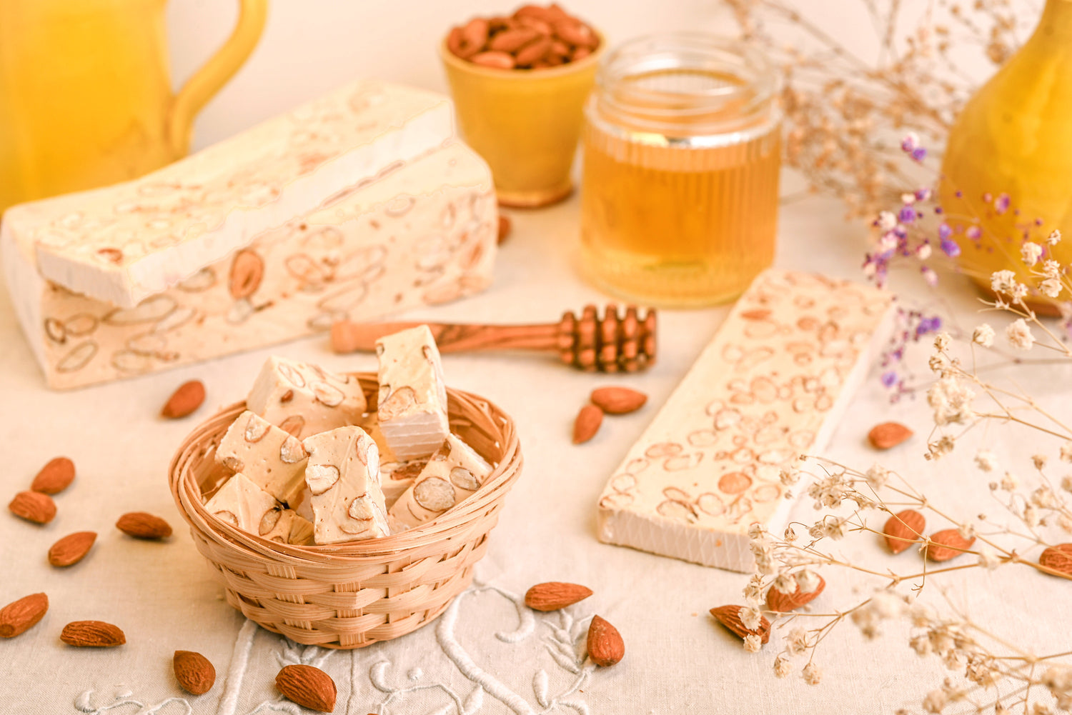Le soyeux - Nougat blanc extra miel en pack