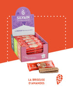 Petit domino croquant aux amandes brisées, miel caramélisé, vanille et whisky La Capricieuse