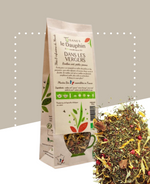 Boîte d'infusion bio Dans les vergers avec rooïbos vert aux saveurs fruitées douces.