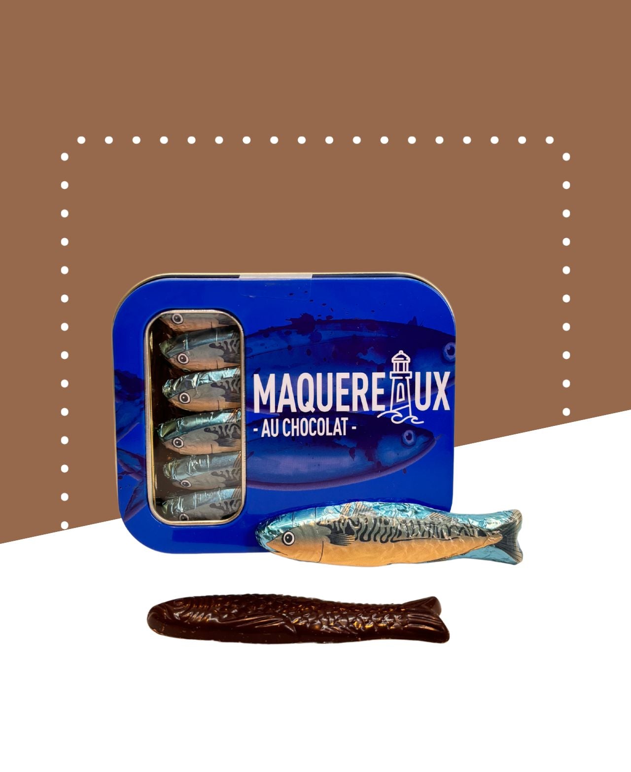 Maquereaux chocolatées en boite