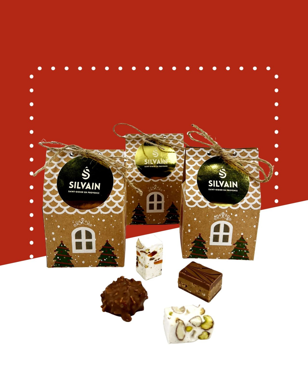 Minis Coffrets de table : 3 maisonnettes