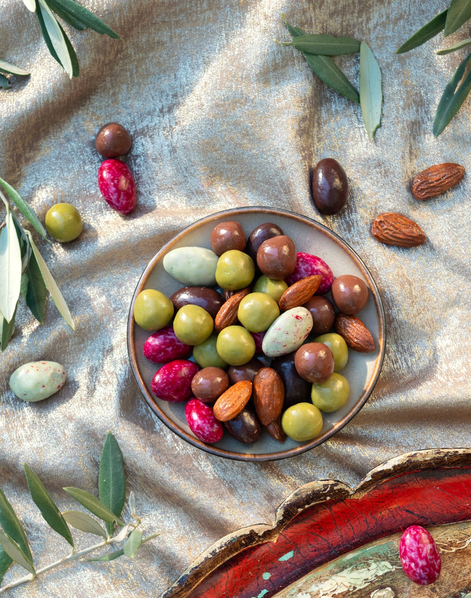 Ballotin : 4 amandes chocolatées