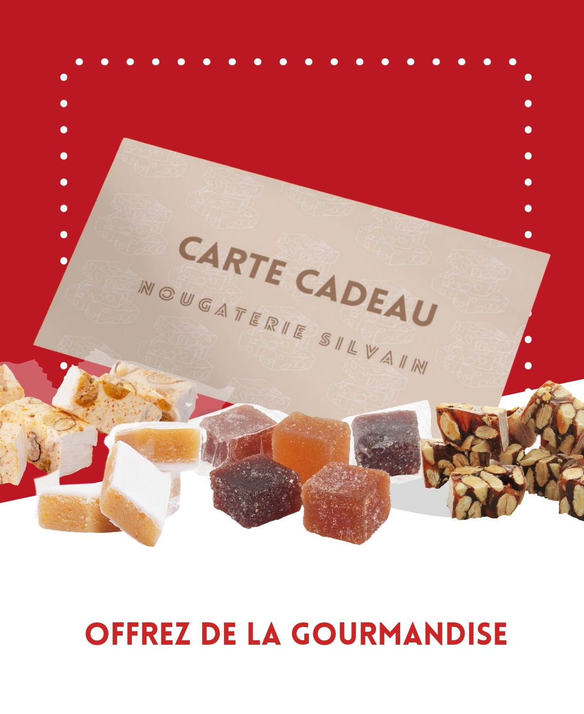 Carte cadeau Nougats Silvain